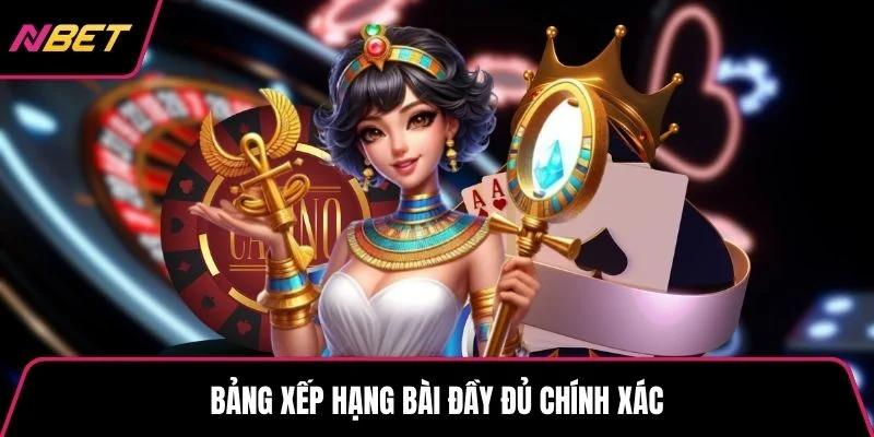Bảng xếp hạng bài đầy đủ chính xác
